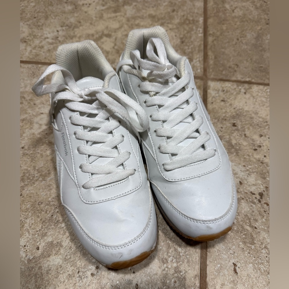 Reebok White Leather Sneakers